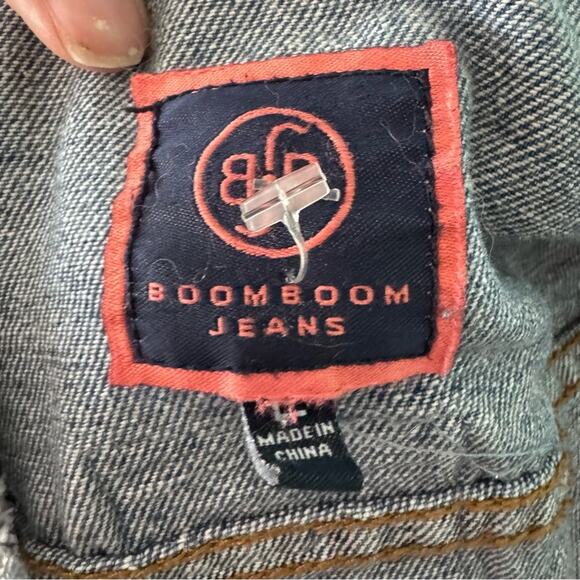 Distressed Denim Jacket Western Boho Grunge ‘Dream’ Patch Large - Picture 6 of 6